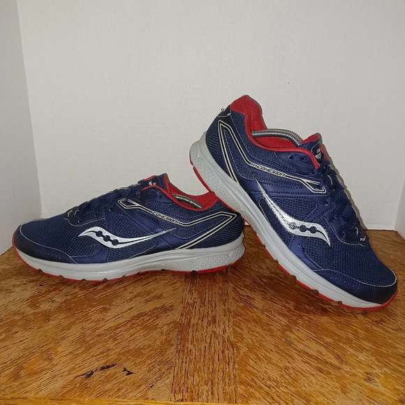 Saucony Cohesion II Men's Running Shoes Blue Lace Up S20420-10 Sz 12 (185 Box 22 - Picture 1 of 10